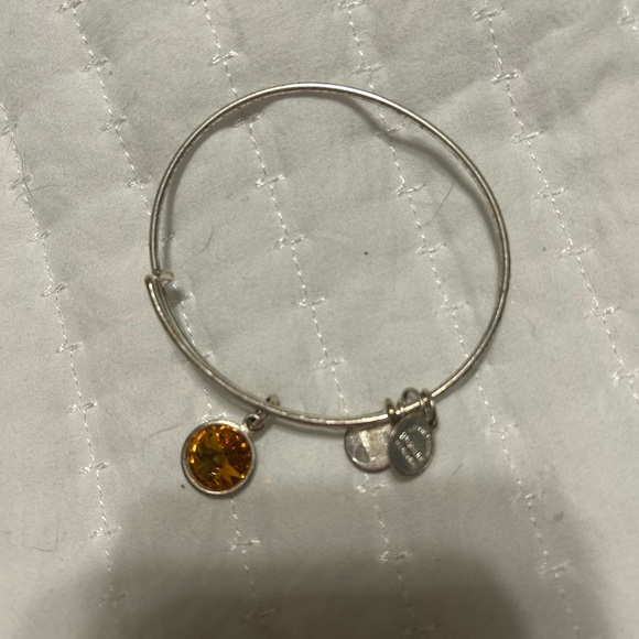ALEX AND ANI Silver Bracelet with November Birth stone charm - Picture 1 of 1